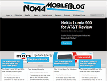Tablet Screenshot of nokiamobileblog.com